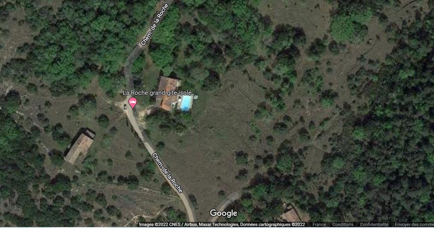 Piscine dans Google Maps